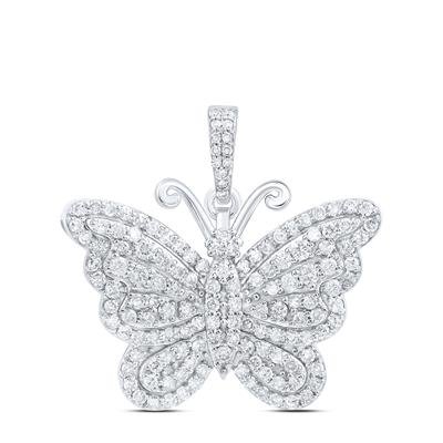 3/4CTW-DIA NK BUTTERFLY FASHION PENDANT
