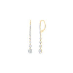 5/8CTW-NAT DIA ANA M FASHION DANGLING EARRING