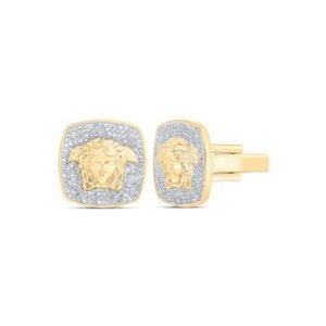 1 1/5CTW-DIA NK MEDUSA CUFF LINK